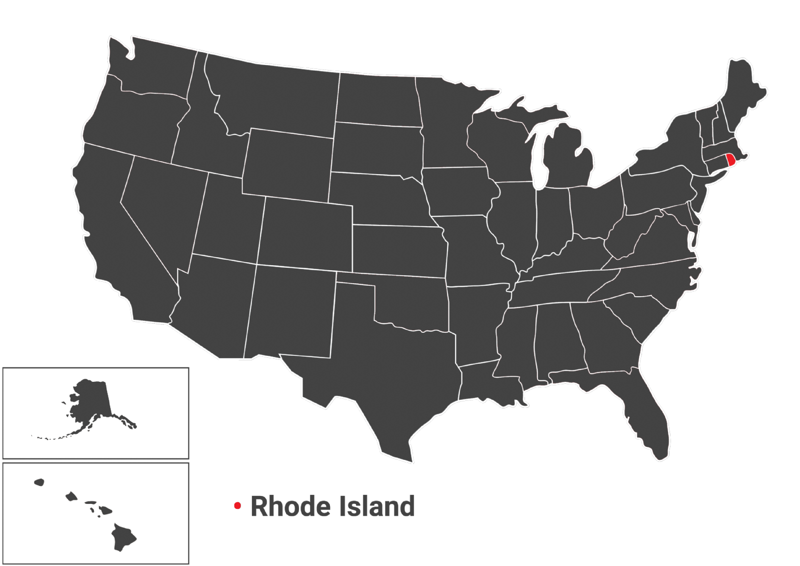 نقشه ایالت Rhode_Island