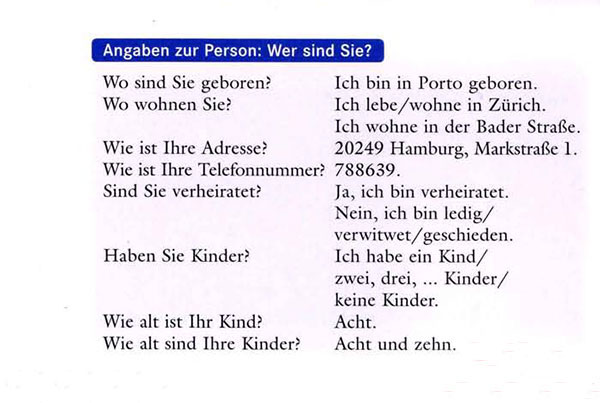 مکالمه کامل زبان المانی 