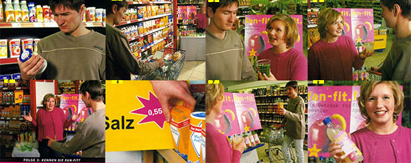 خرید رفتن یک زوج و استعلام قیمت مواد غذای  در سوپرمارکت آلمان