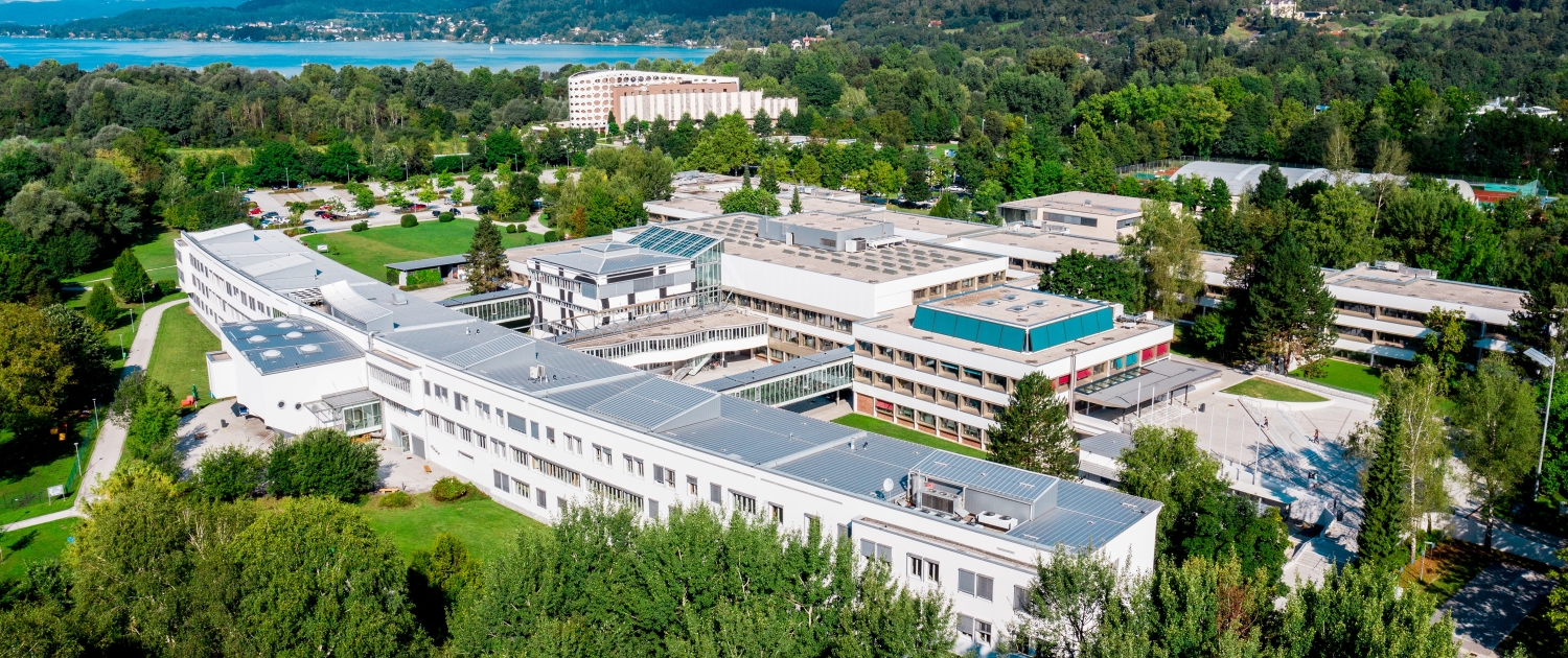 تصویر هوایی از دانشگاه کلاگنفورت (AAU Klagenfurtََ)