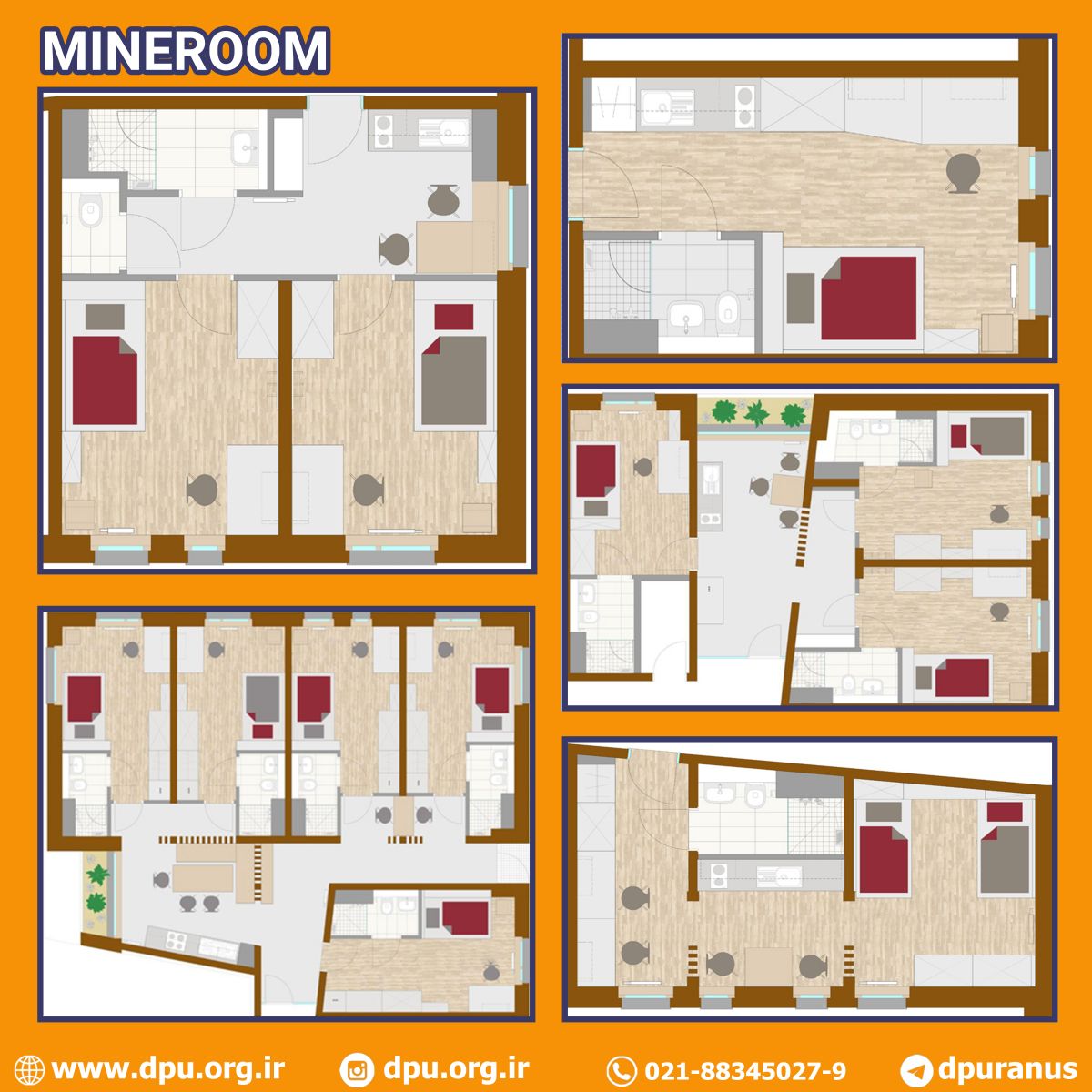 امکانات خوابگاه دانشجویی خوابگاه Mineroom در اتریش